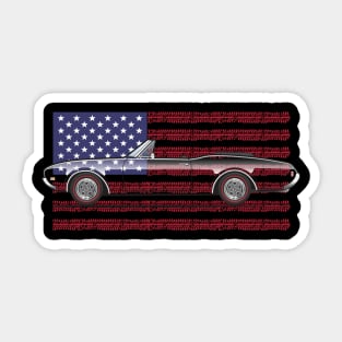 Convertible Flag Sticker